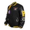 Shop Pittsburgh Pirates Logo Mash Up Black Varsity Jacket