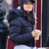 Shop Rachel Zegler NYC Black Puffer Jacket