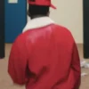 Shop Stop Playing With Me Tyler The Creator Red Leather Jacket