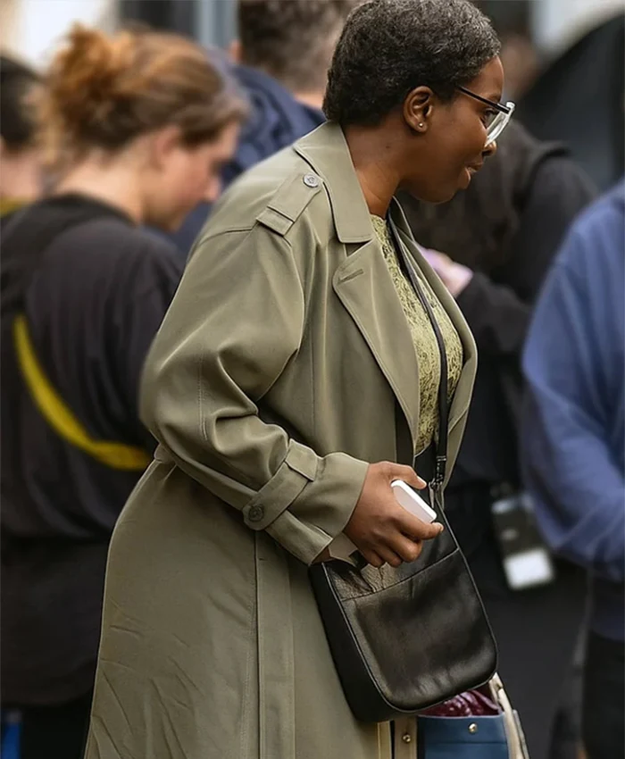 Shop Tanya Moodie Clayface Green Coat