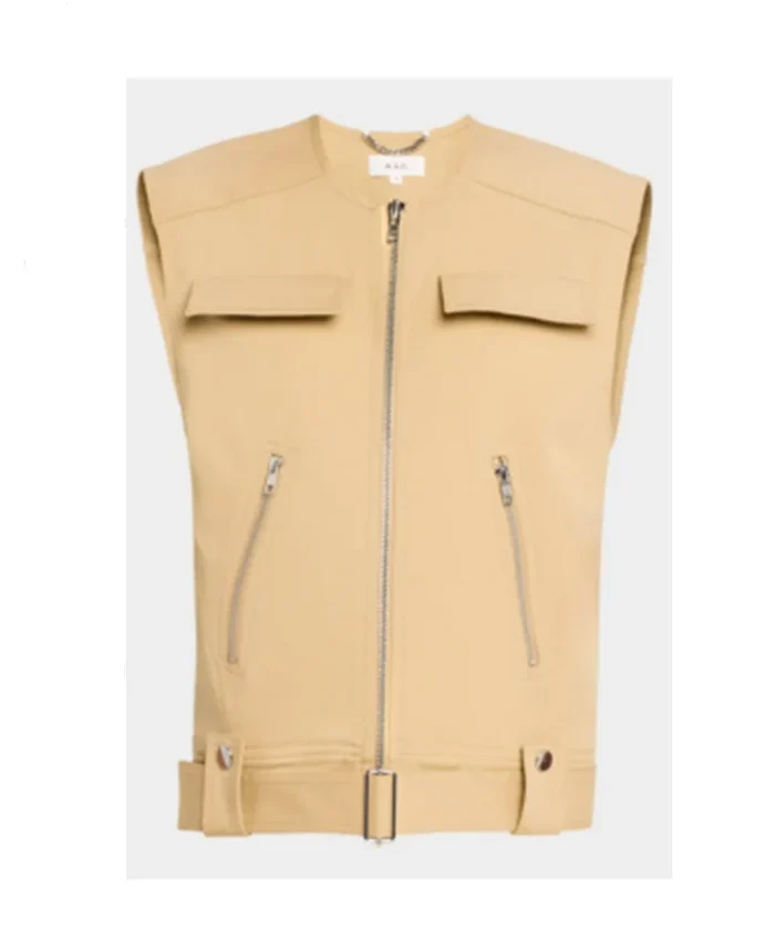 Shop Tessa I Love LA S01 Beige Vest