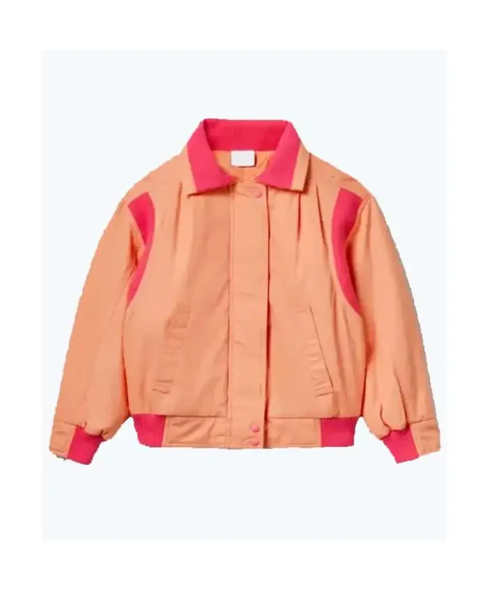 Shop Tinsley Price Stranger Things S05 Orange Jacket