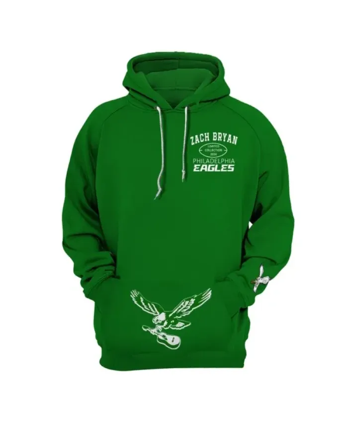 Shop Zach Bryan Eagles Pullover Hoodie