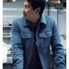 Simu Liu The Copenhagen Test S01 Blue Jacket