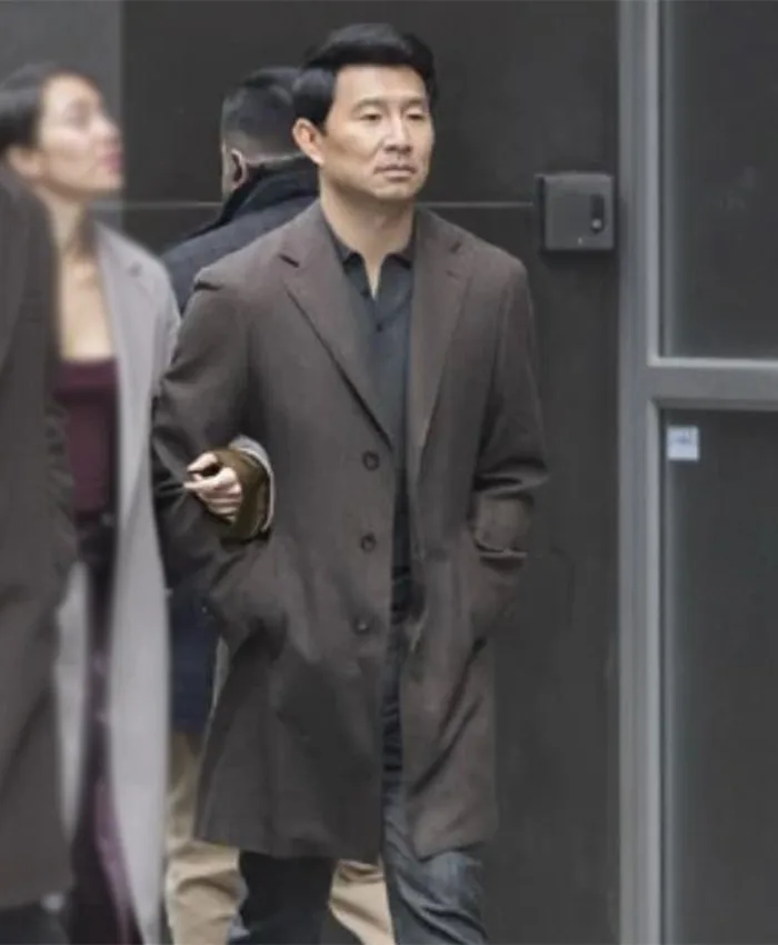 Simu Liu The Copenhagen Test S01 Brown Coat