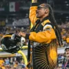 Snoop Dogg Steelers Varsity Jacket For Sale