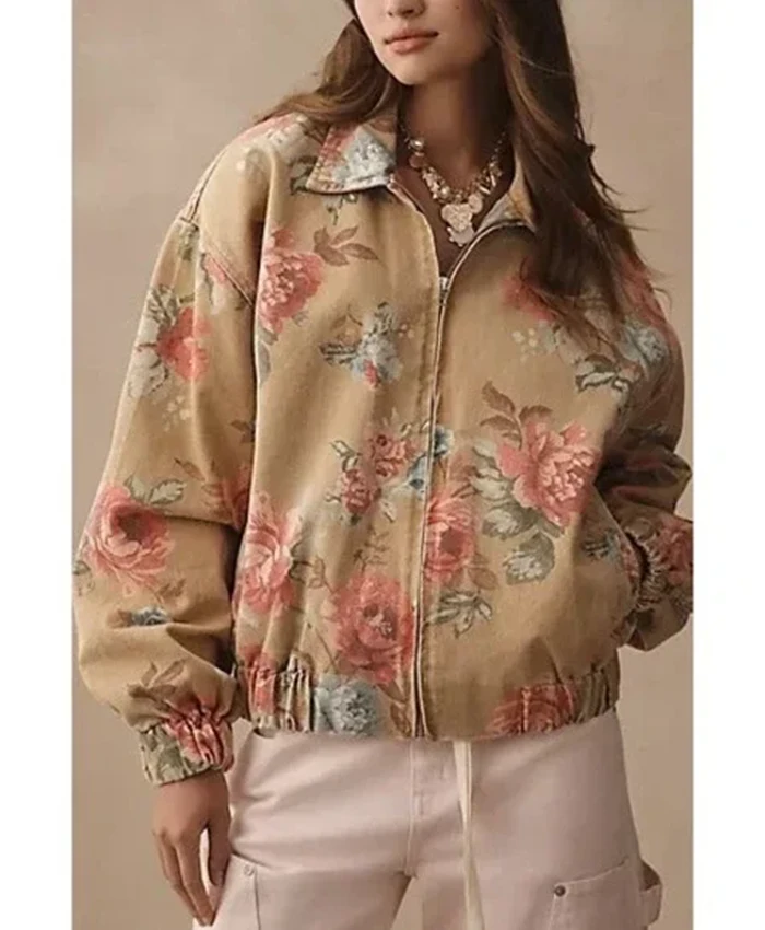 Sophie Vampirina Teenage S01 Floral Bomber Jacket For Sale