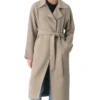 Stephanie Moran Ripple S01 Tan Wool Coat For Sale