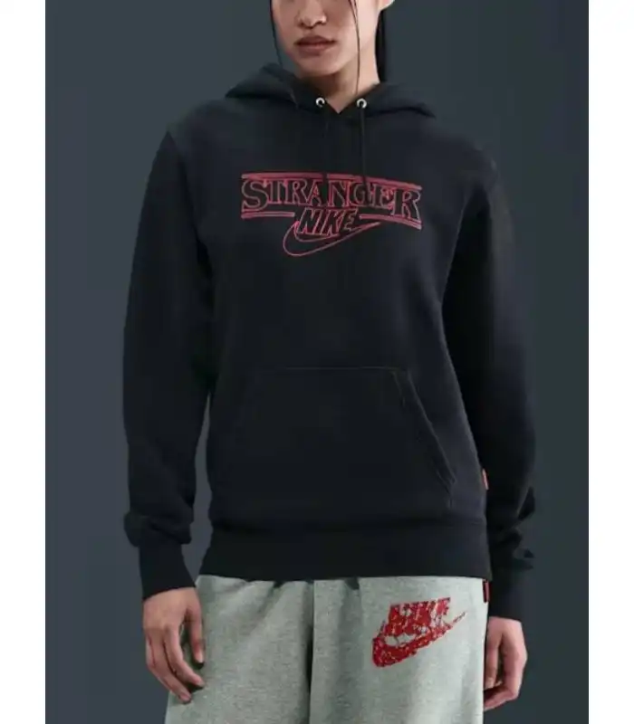 Stranger Things BORN TO RUN ROCK Blue And Black Hoodie