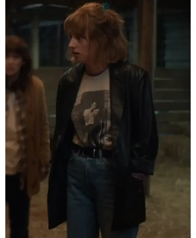 Stranger Things S05 Robin Buckley Leather Blazer