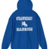 Strawberry Mansion Hoodie Blue Back