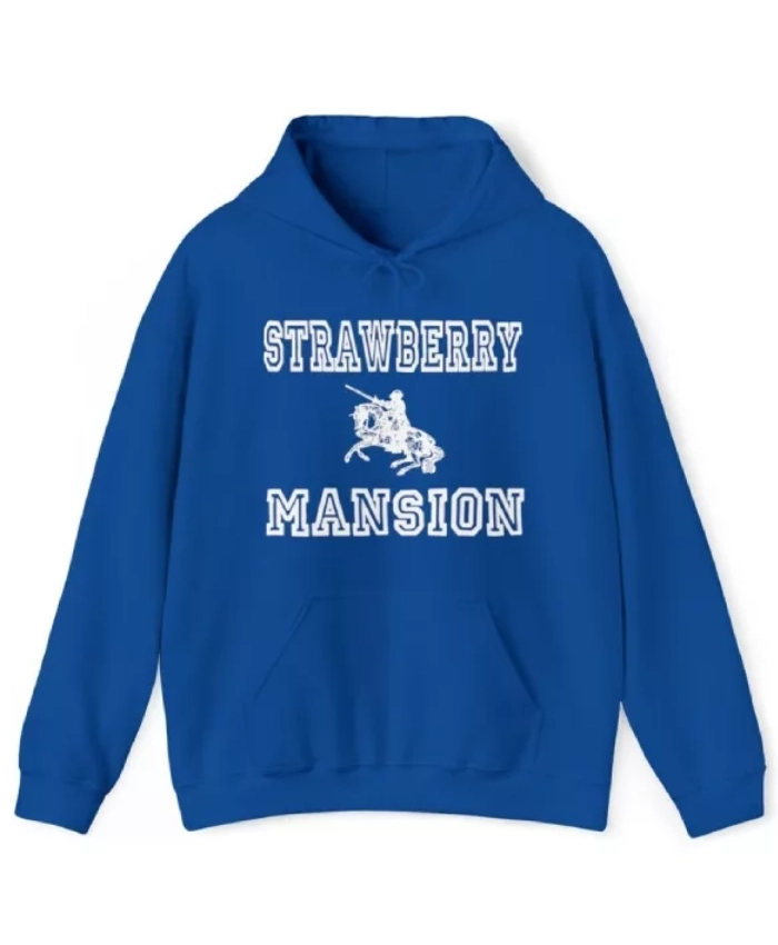 Strawberry Mansion Hoodie Blue