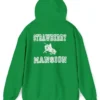 Strawberry Mansion Hoodie Green Back