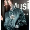 Super Bowl LVIII Halftime Show Post Malone Dallas Cowboys Satin Bomber Jacket