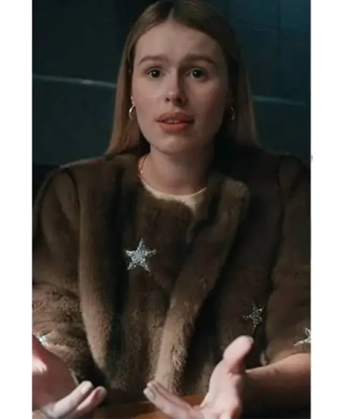 Sveta Elsbeth S03 Brown Star Fur Jacket