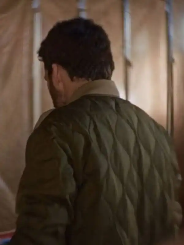 TV Series Ripple S01 Ian Harding Nate Quilted Brown Jacket