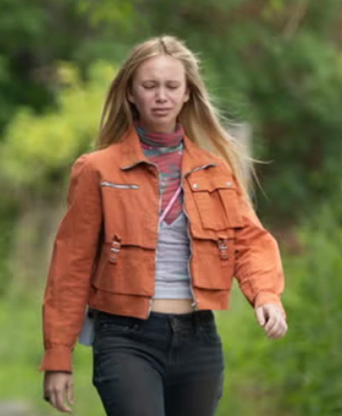 Tallulah Evans Girl Taken Orange Jacket