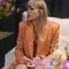 Taylor Swift The End Of An Era Orange Sequin Blazer