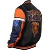Team Chicago Bears Leather Bomber Jacket For Men And Women