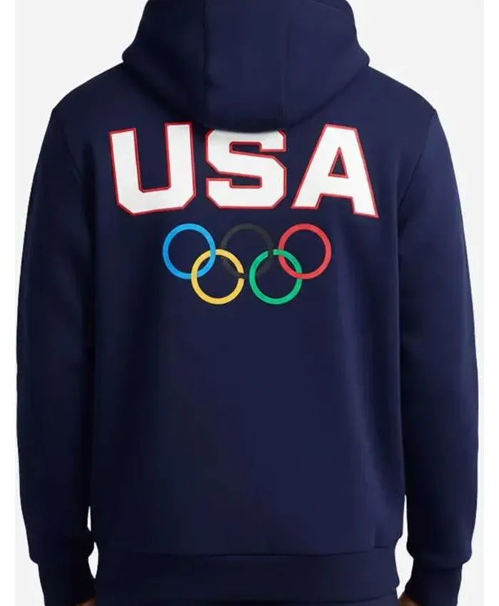 Team USA Olympics 2026 Winter Blue Hoodie