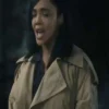 Tessa Thompson His and Hers S01 Beige Coat For Sale