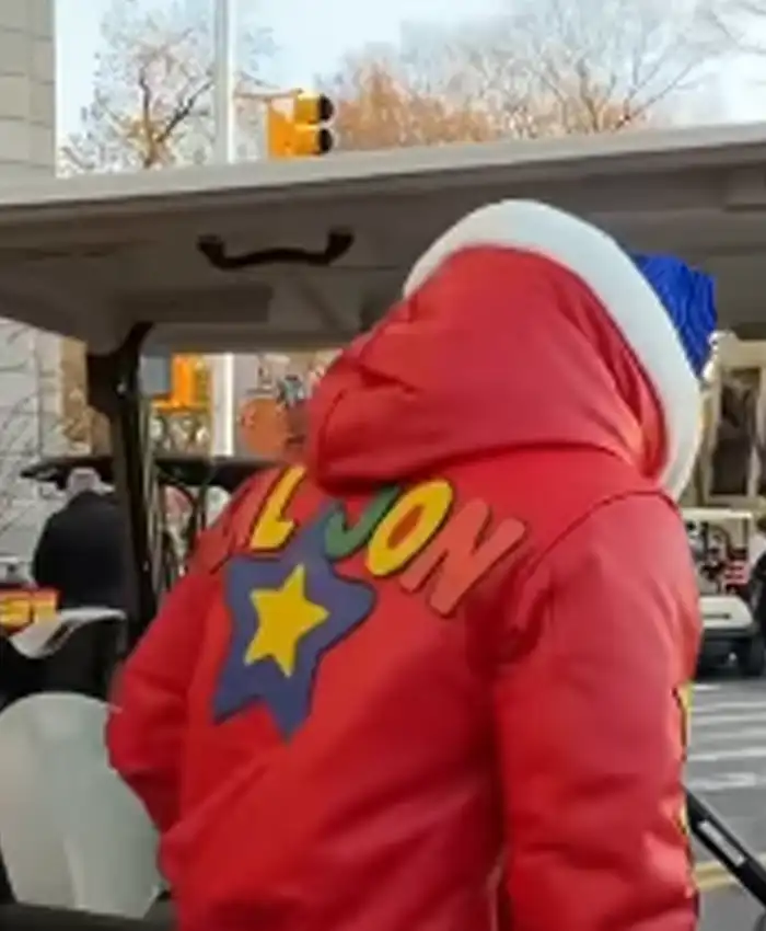 Thanksgiving Day Parade 2025 Lil Jon Red Jacket Back