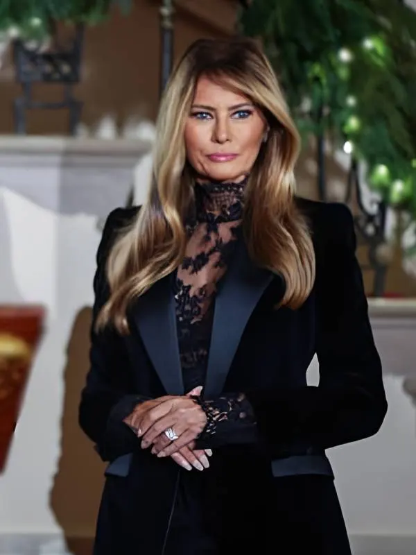 The Congressional Ball Event Melania Trump Black Blazer