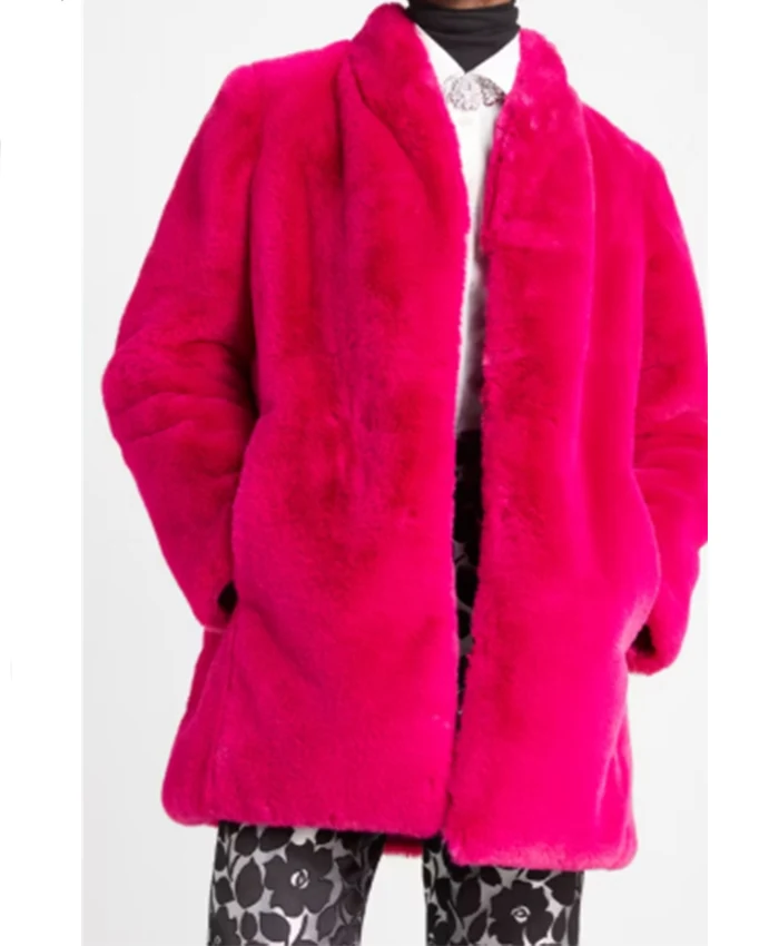 The End of an Era Taylor Swift Pink Fur Jacket For Sale