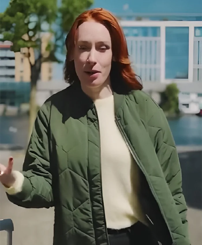 The In­fi­nite Ex­plor­er with Han­nah Fry Green Bomber Jacket For Sale