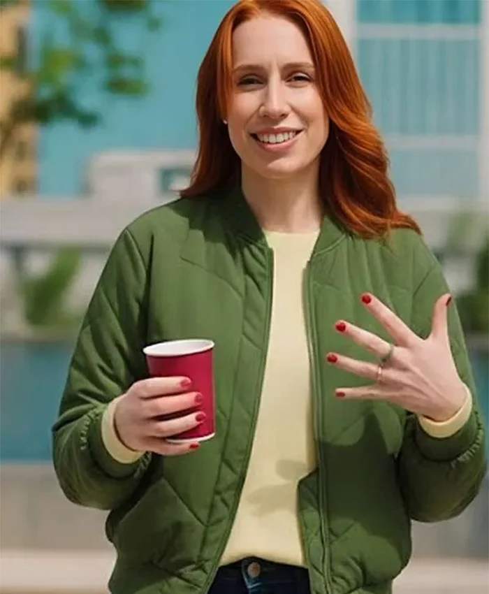 The In­fi­nite Ex­plor­er with Han­nah Fry Green Bomber Jacket