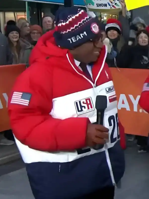 The Today Show 2025 Al Roker Team USA Closing Ceremony Jacket