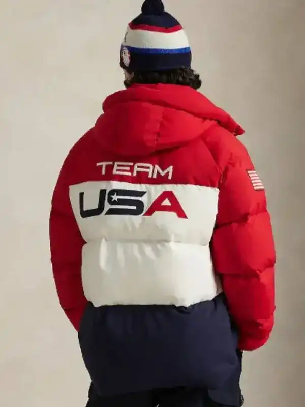 The Today Show 2025 Al Roker Team USA Closing Ceremony Puffer Jacket