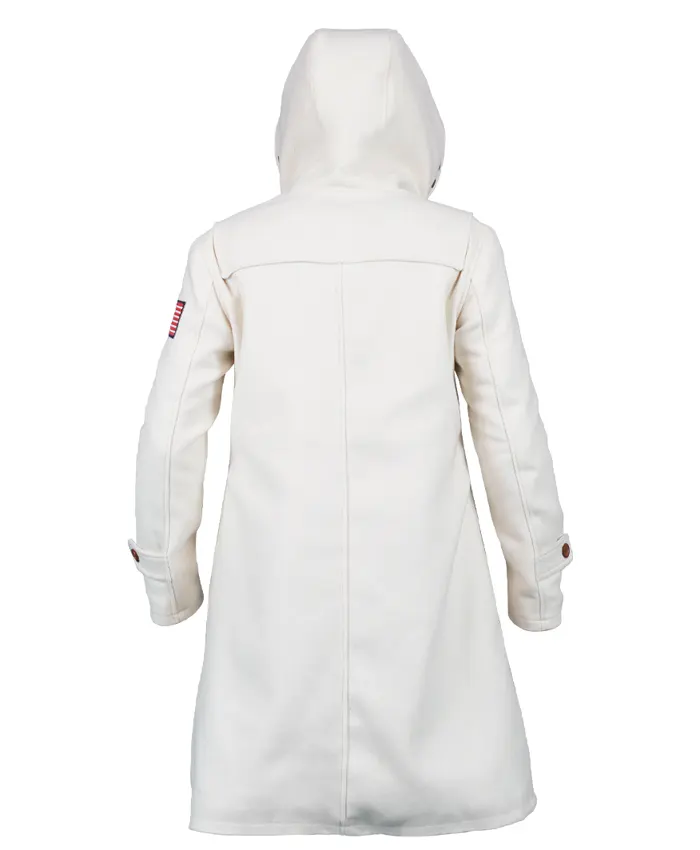 The Today Show Craig Melvin Team USA Men’s Opening Ceremony Whtie Toggle Coat