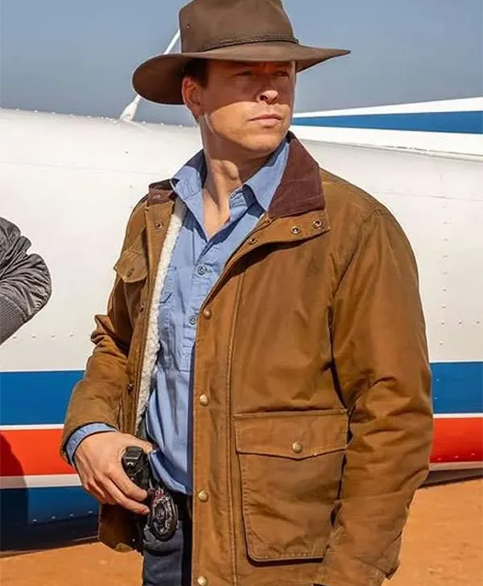 Todd Lasance NCIS Sydney S03 Brown Cotton Jacket