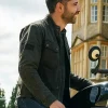 Tom Ellis The Thursday Murder Club Leather Jacket For Sale