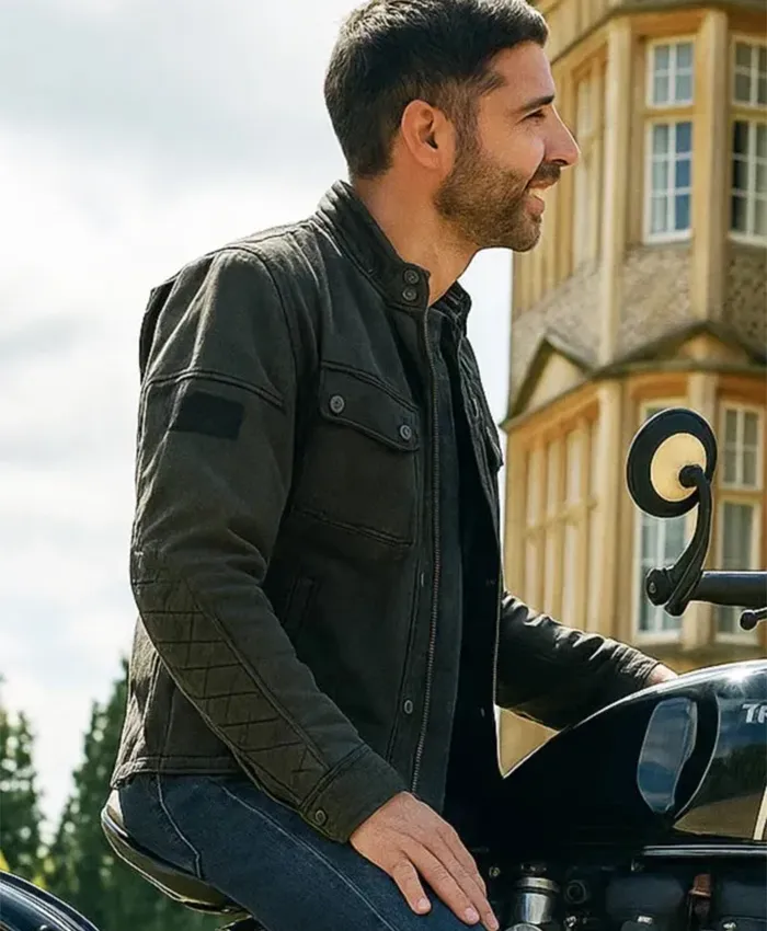 Tom Ellis The Thursday Murder Club Leather Jacket For Sale