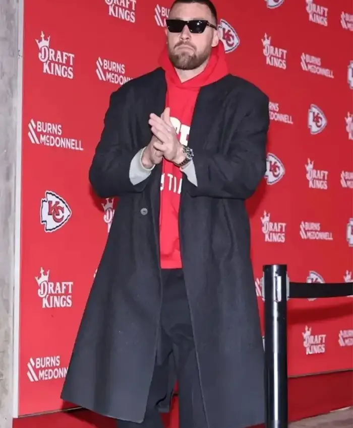 Travis Kelce Broncos VS Chiefs Black Coat