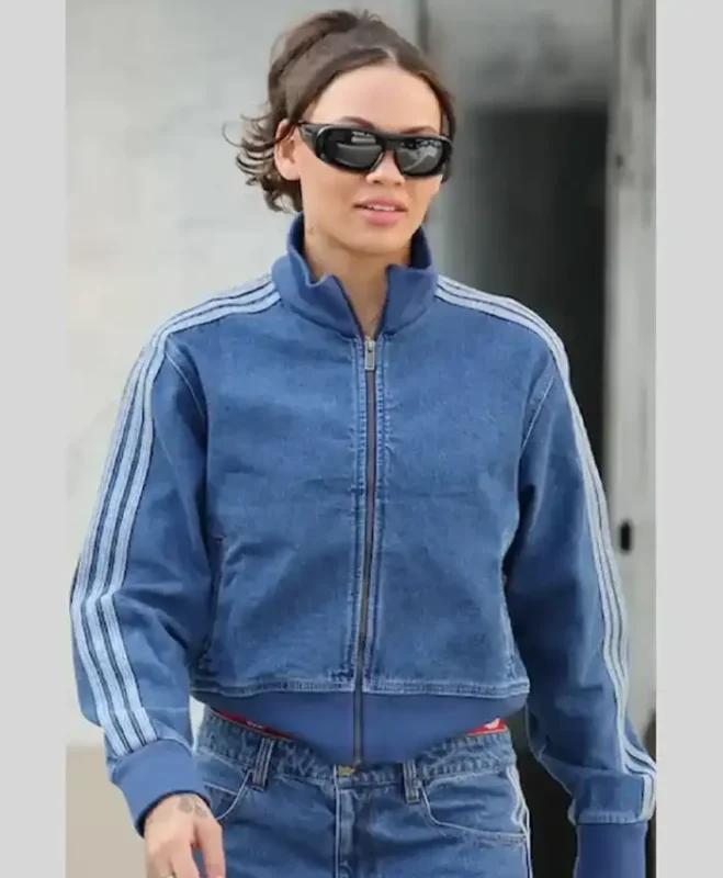 Trinity Rodman World Cup Denim Jacket-Closeup