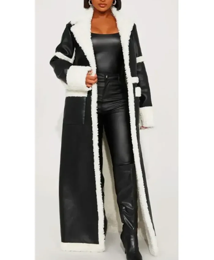 Trisha Mann Beyond The Gates Leather Coat For Sale