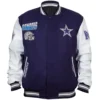 Turn It Up Dallas Cowboys Classic Rib Varsity Jacket