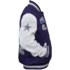 Turn It Up Dallas Cowboys Rib Varsity Jacket