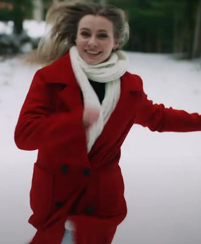 Violet Bennett The Christmas Ticket Red Coat For Sale