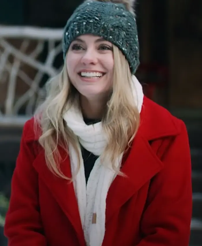 Violet Bennett The Christmas Ticket Red Coat