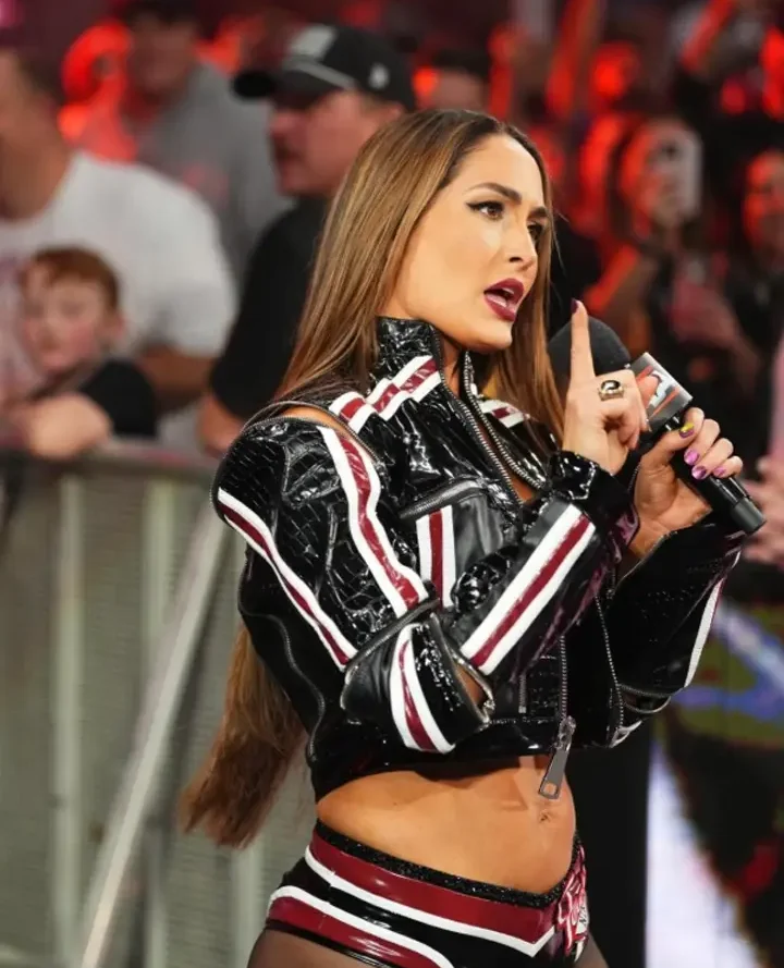 WWE Nikki Bella Black Leather Jacket For Sale