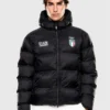 Winter Olympics 2026 Team Italy EA7 Black Puffer Jacket For Sale