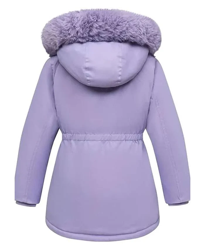 Women Parka Puffer Hooded Jacket Back