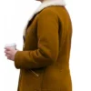 Womens Brown Suede Sherpa Jacket For Sale