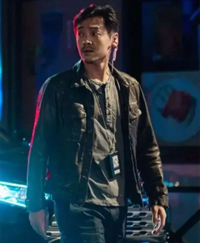 Ziyi Wang The Shadow’s Edge Black Leather Jacket