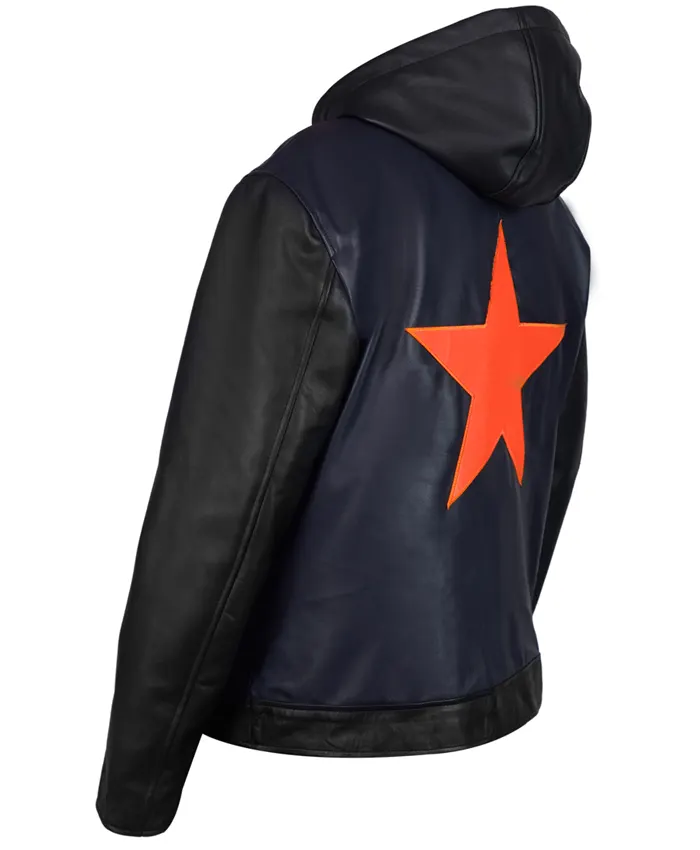 Alternative view of Marty Supreme Hooded Leather Jacket