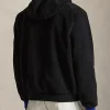2026 Milano Cortina Olympic Team USA Polo Ralph Lauren Pile Fleece Full-Zip Black Hoodie